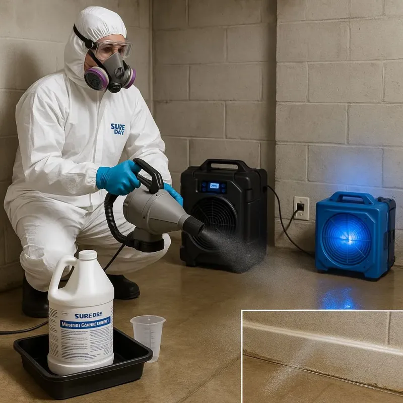 Sanitization and Odor Removal process in Lealman, FL